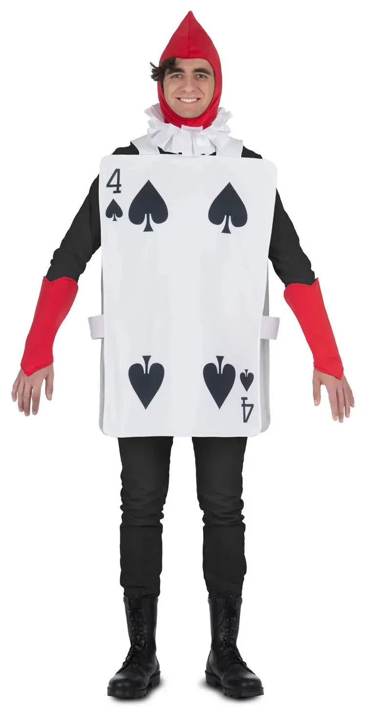 Disfraz de Carta Soldado de Alicia para Adulto Cartas Poker Viving